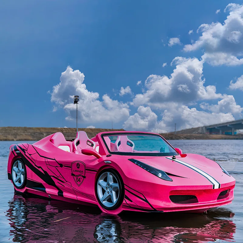 Barca per auto Ferrari d'acqua
